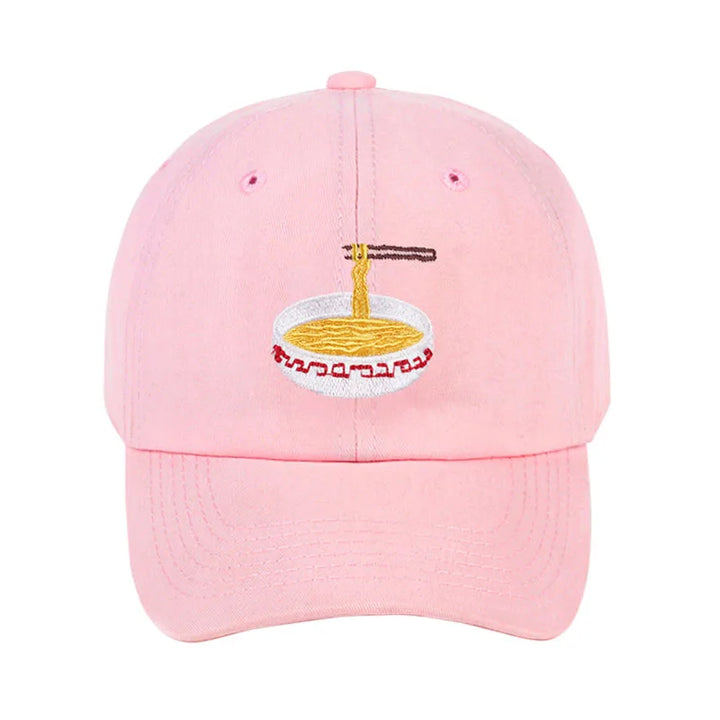 Casquette Japonaise Nouilles Rose
