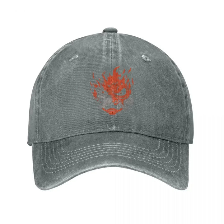 Casquette Japonaise Samurai Gris Clair