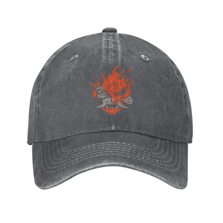 Casquette Japonaise Samurai Gris Foncé