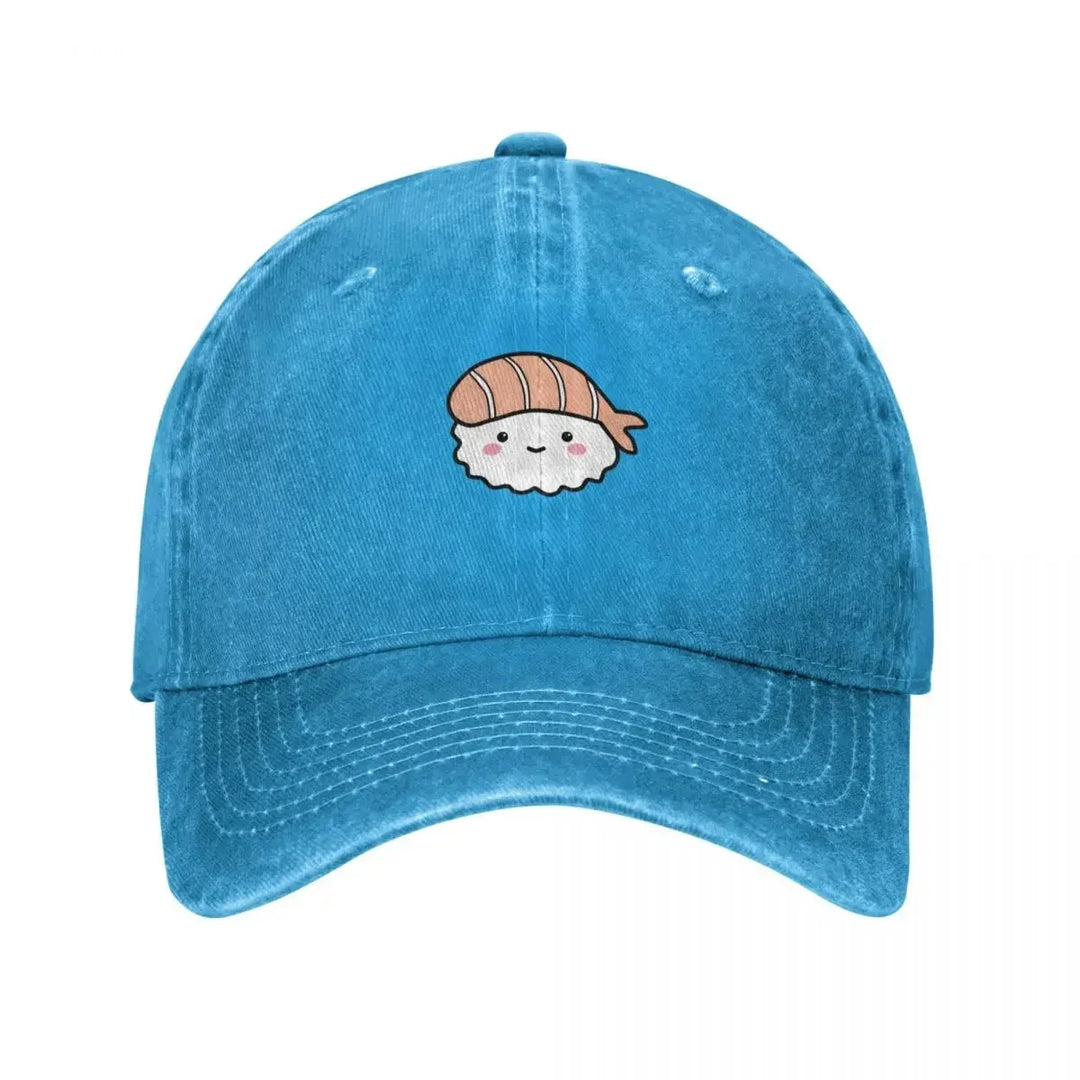 Casquette Japonaise Sushi Bleu