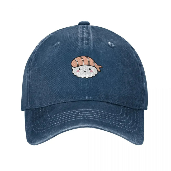 Casquette Japonaise Sushi Bleu Foncé