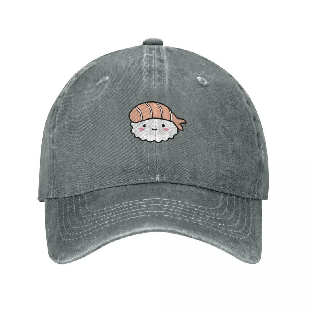 Casquette Japonaise Sushi Gris