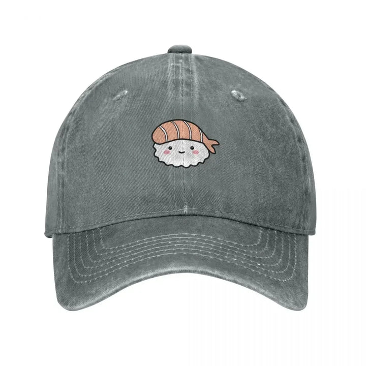 Casquette Japonaise Sushi Gris