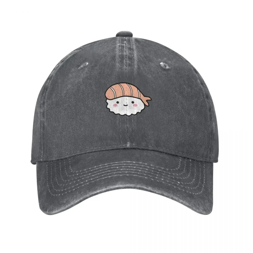 Casquette Japonaise Sushi Gris Foncé