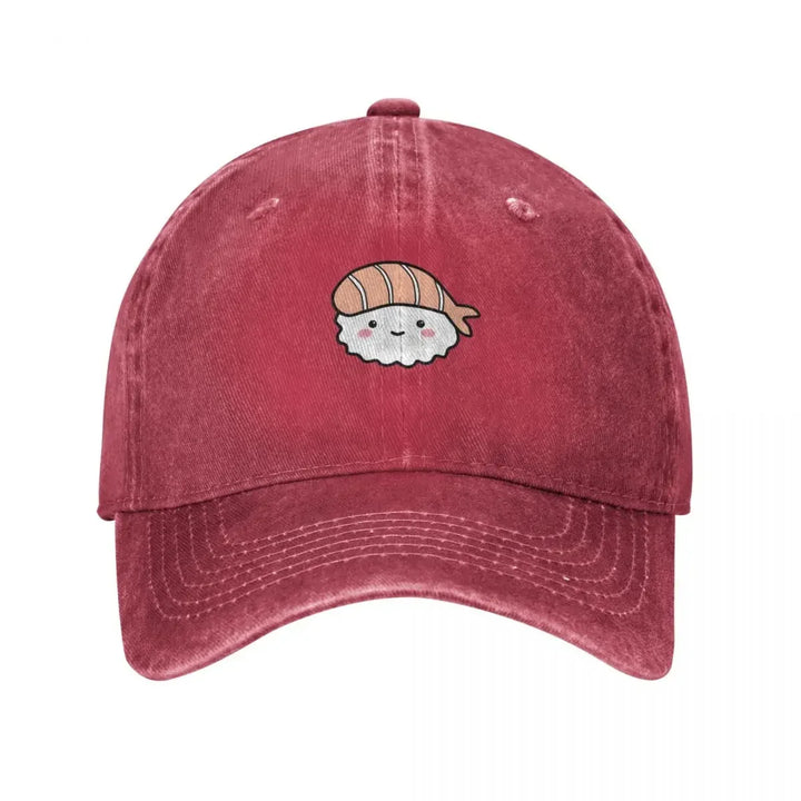 Casquette Japonaise Sushi Rouge