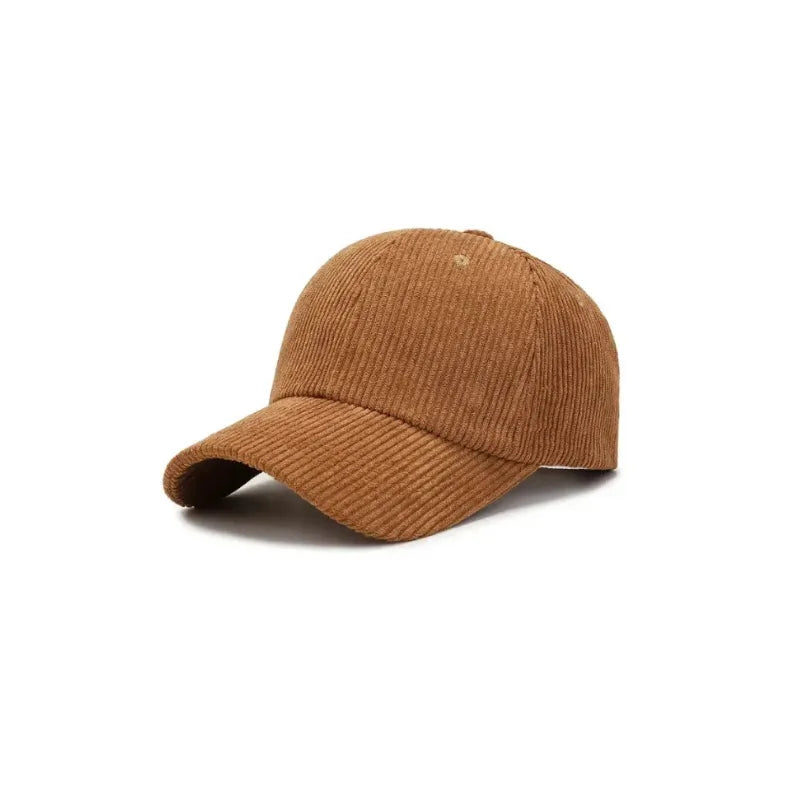 Casquette Japonaise en Velours Côtelé