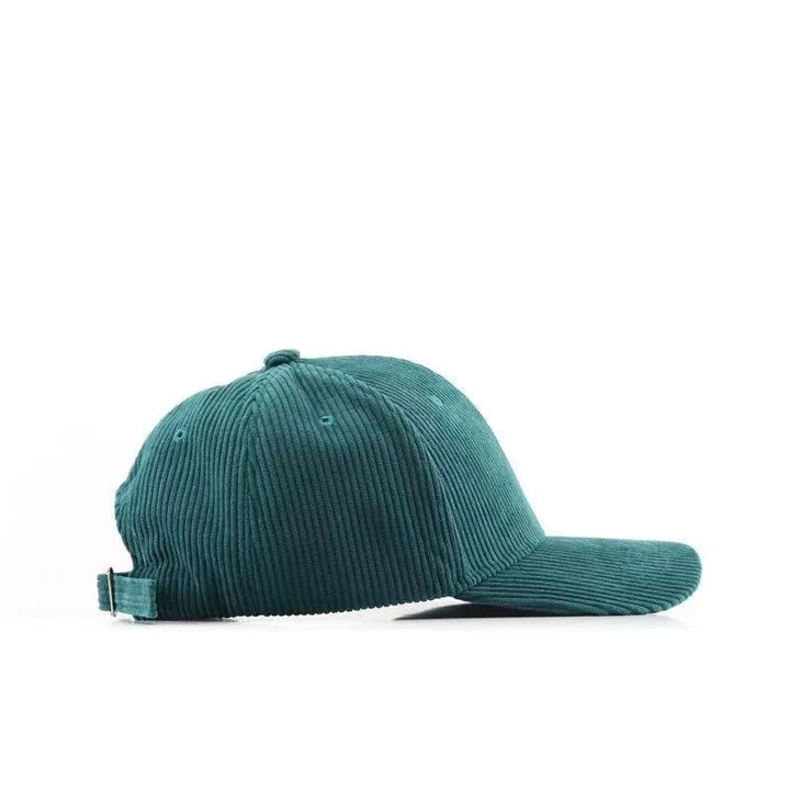 Casquette Japonaise en Velours Côtelé Vert