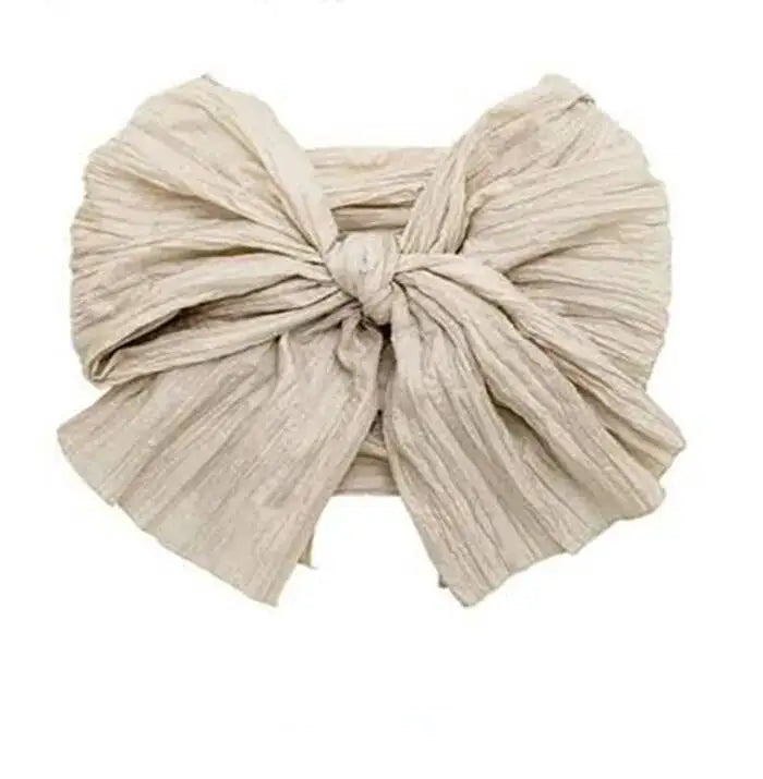 Ceinture Japonaise Plissée Beige