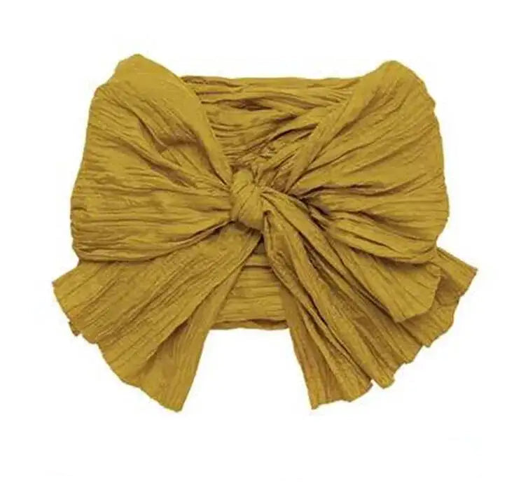 Ceinture Japonaise Plissée Jaune