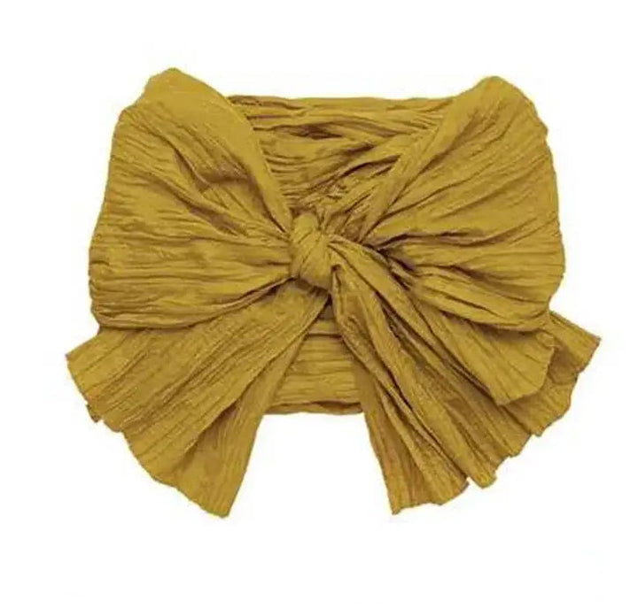 Ceinture Japonaise Plissée Jaune
