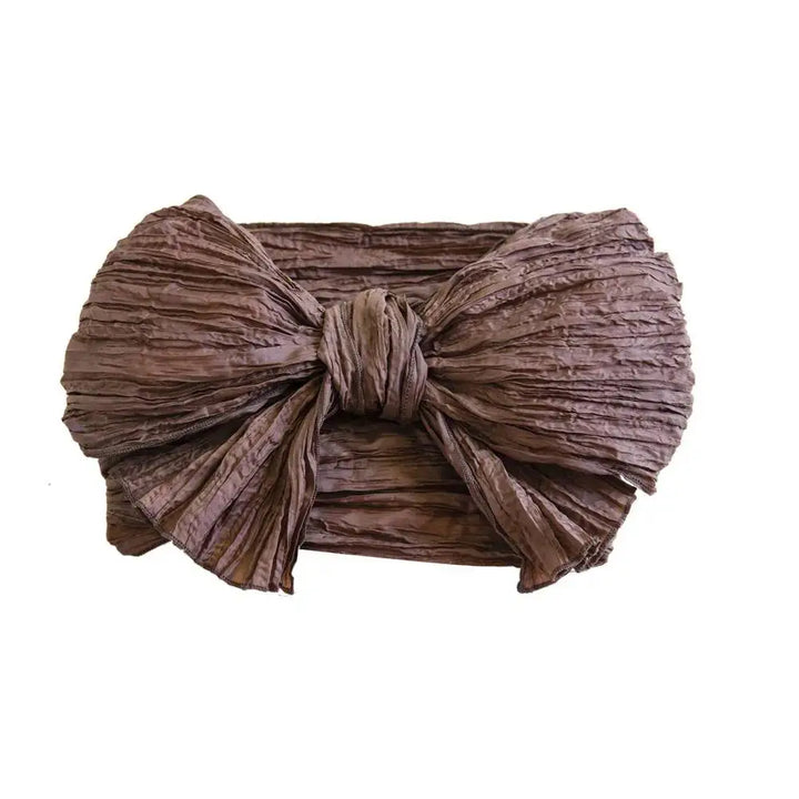 Ceinture Japonaise Plissée Marron