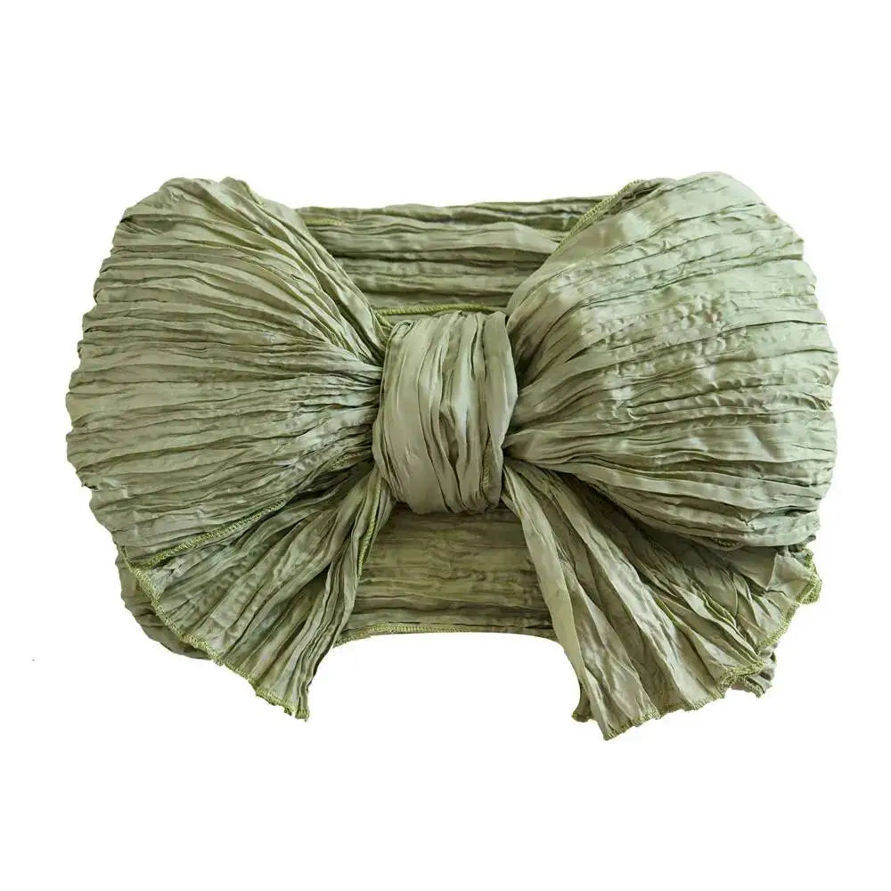 Ceinture Japonaise Plissée Vert