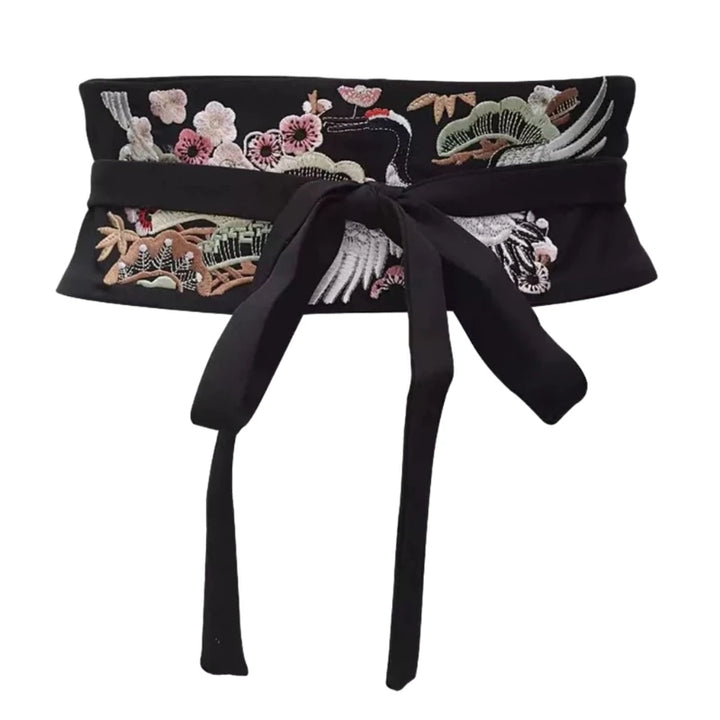Ceinture Obi Brodée