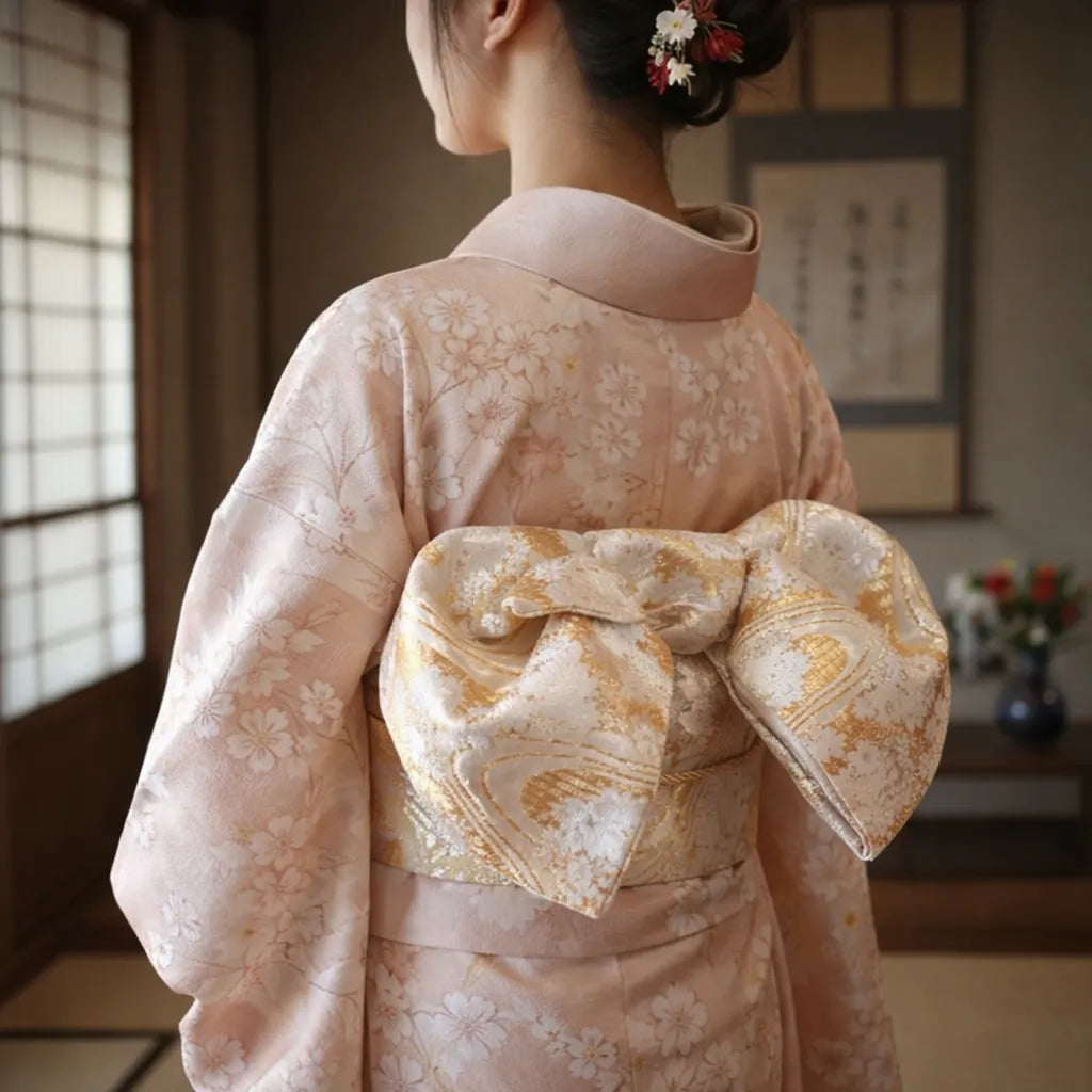 Ceinture Obi Elégante à Nœud Chic