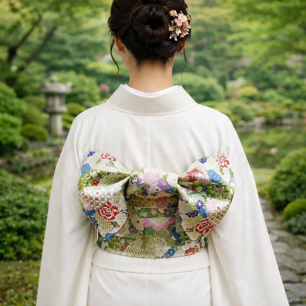 Ceinture Obi Fleuri Chic