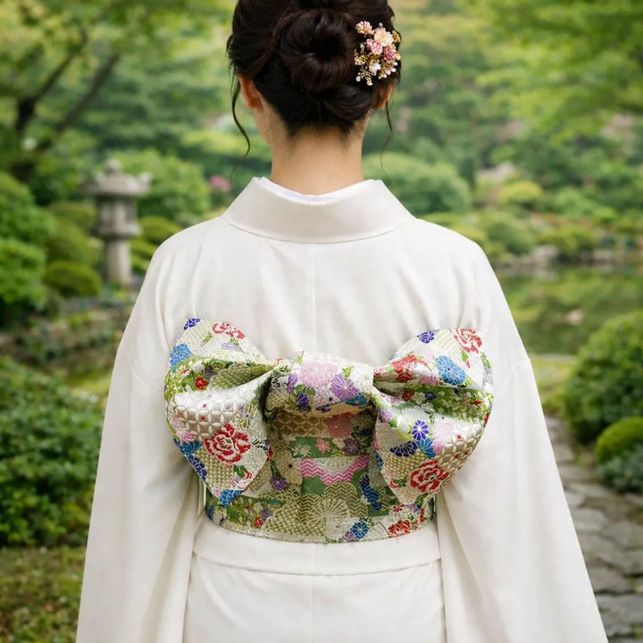 Ceinture Obi Fleuri Chic