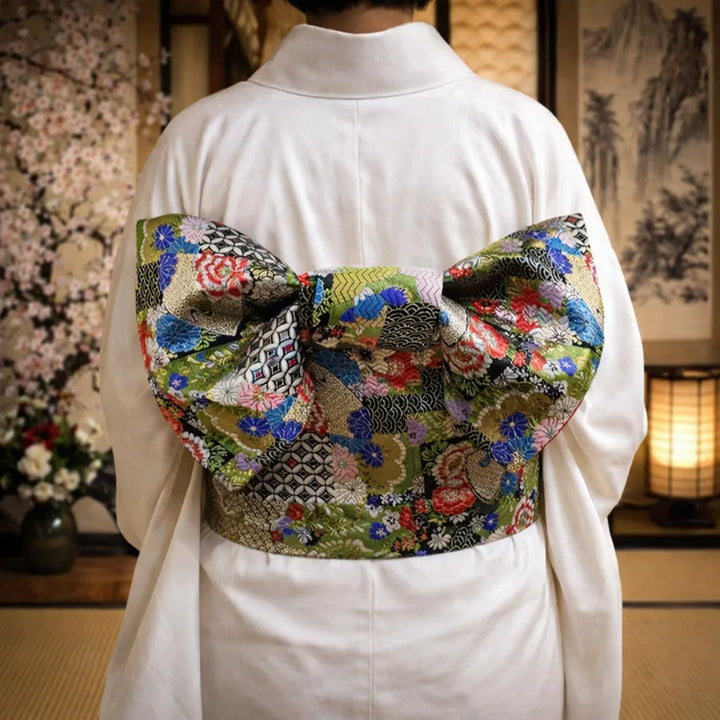 Ceinture Obi Japonaise Colorée