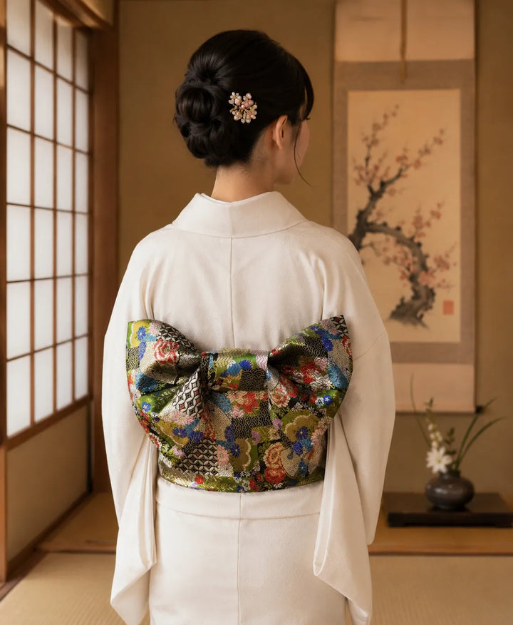 Ceinture Obi Japonaise Colorée Chic