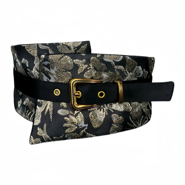 Ceinture Obi Japonaise à Motif Fleuri Chic
