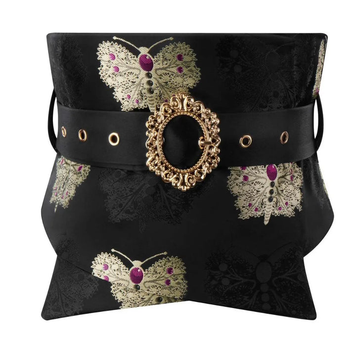 Ceinture Obi Moderne à Motifs Papillons Unique