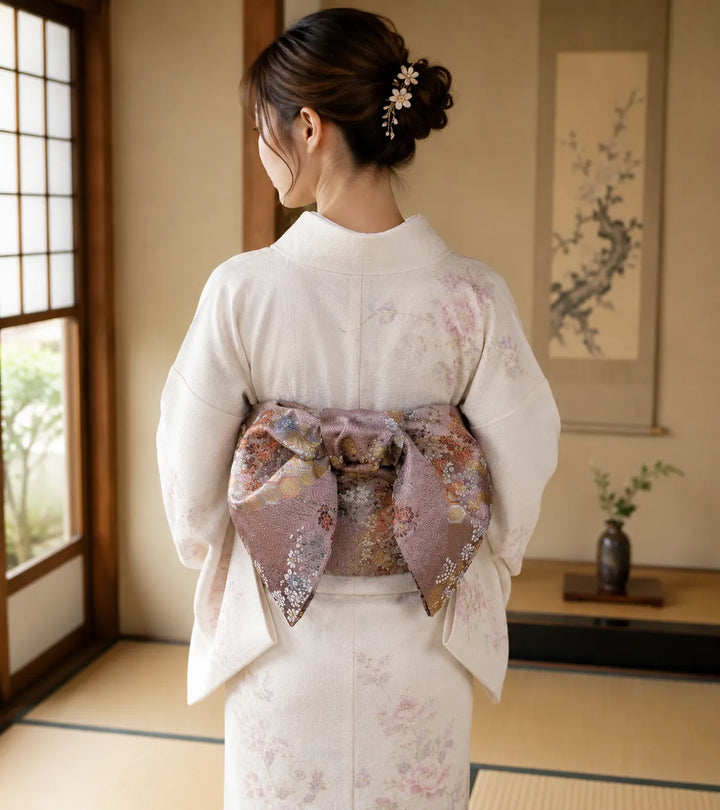 Ceinture Obi Raffinée à Nœud