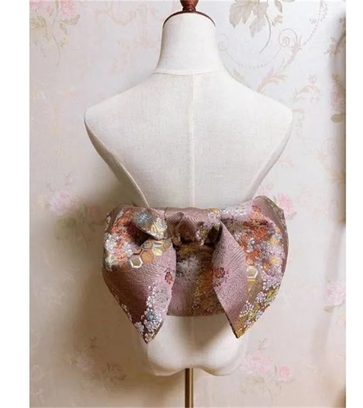 Ceinture Obi Raffinée à Nœud Unique