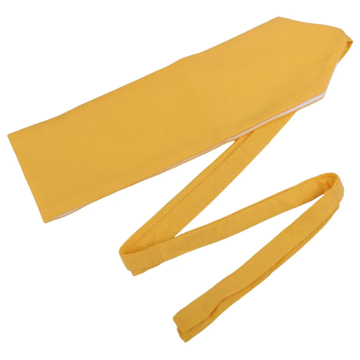 Ceinture Obi Unie Minimaliste Jaune