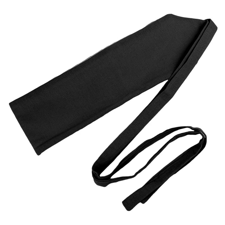 Ceinture Obi Unie Minimaliste Noir