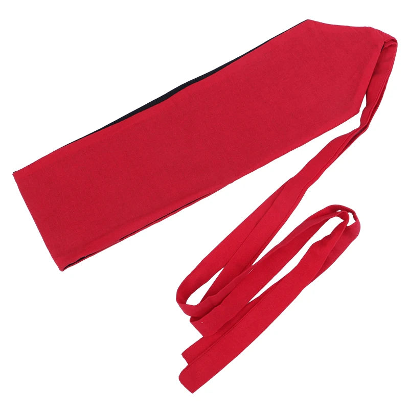 Ceinture Obi Unie Minimaliste Rouge