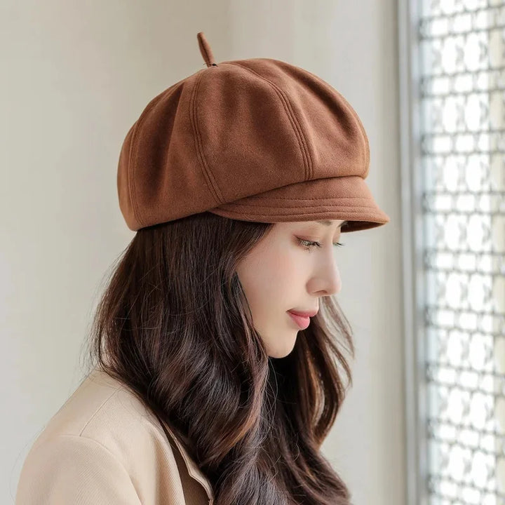 Chapeau Béret Japonais Marron