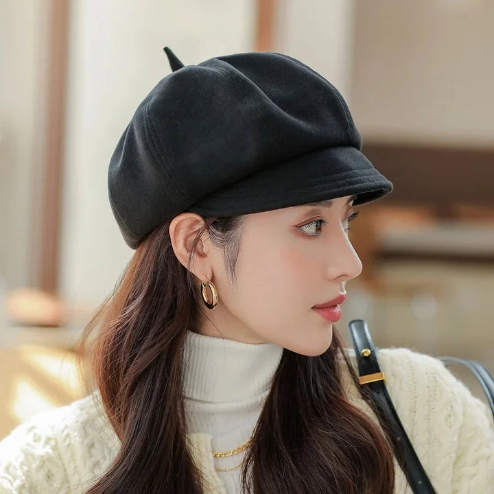 Chapeau Béret Japonais Noir