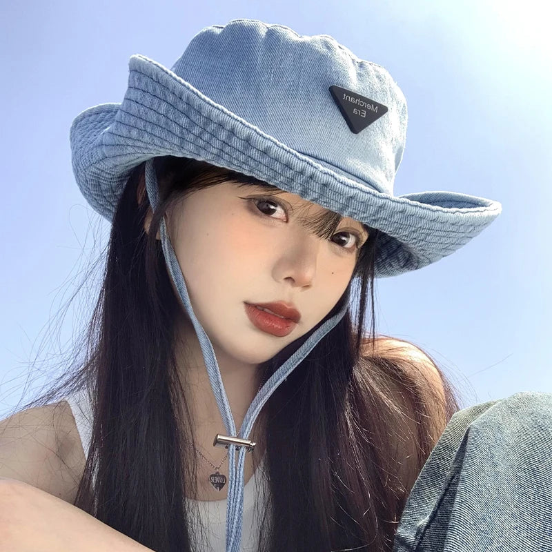 Chapeau Bob Japonais en Denim 