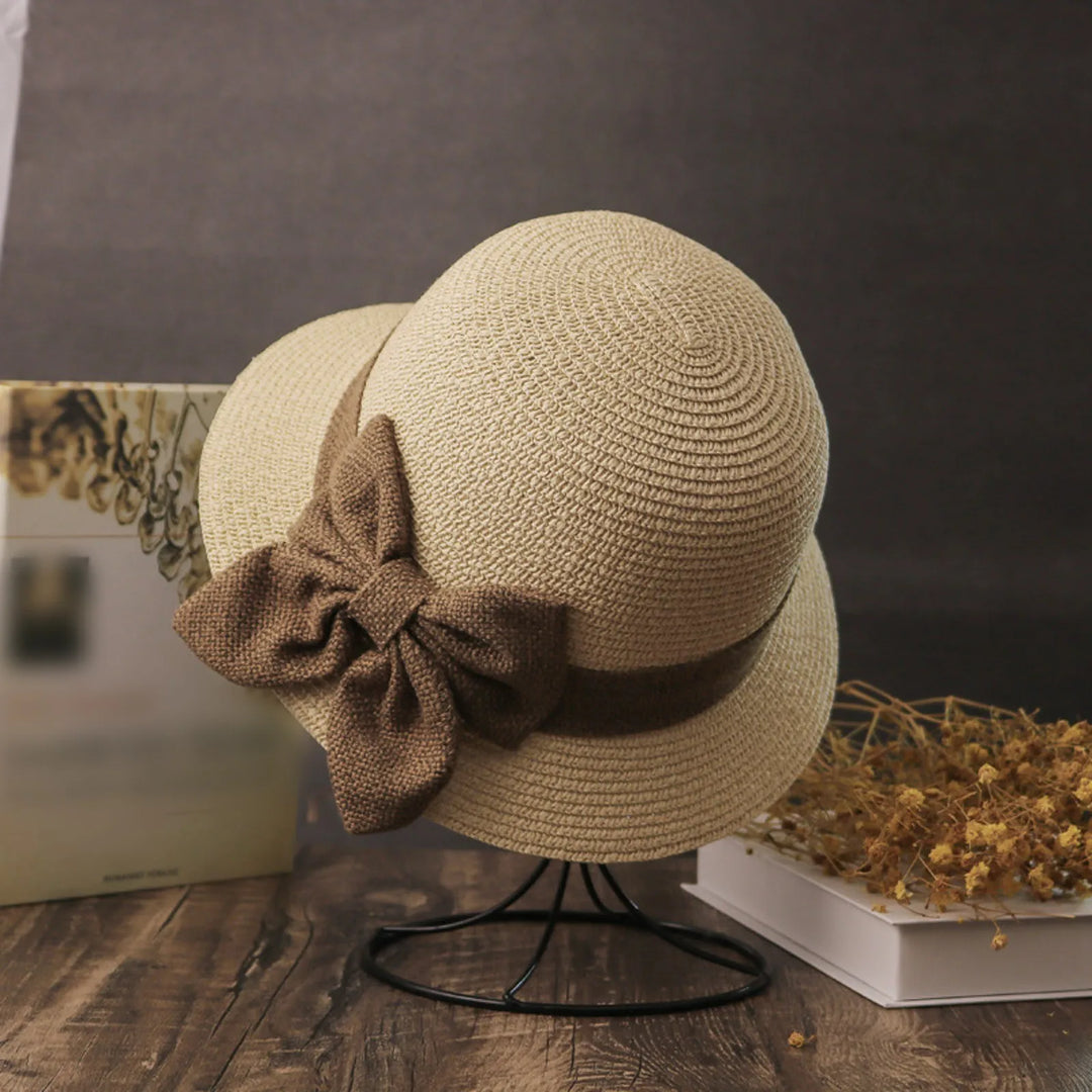 Chapeau Japonais Femme Chic Beige
