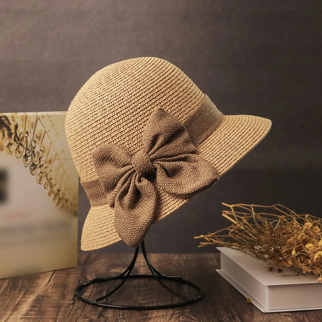 Chapeau Japonais Femme Chic Marron