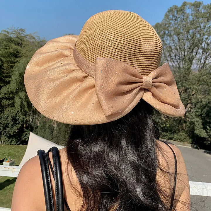 Chapeau Japonais Femme à Nœud Papillon Élégant