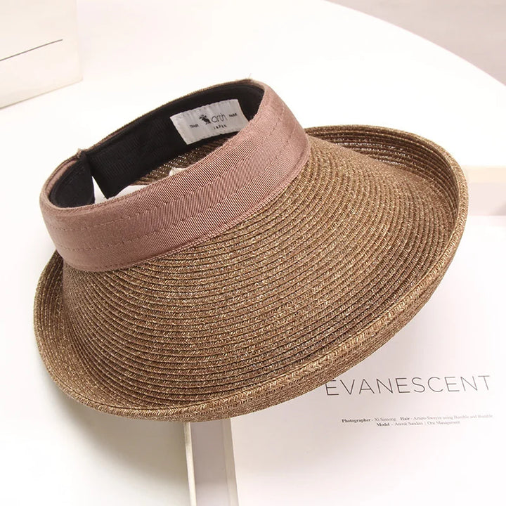 Chapeau Japonais à Visière Ajustable Marron