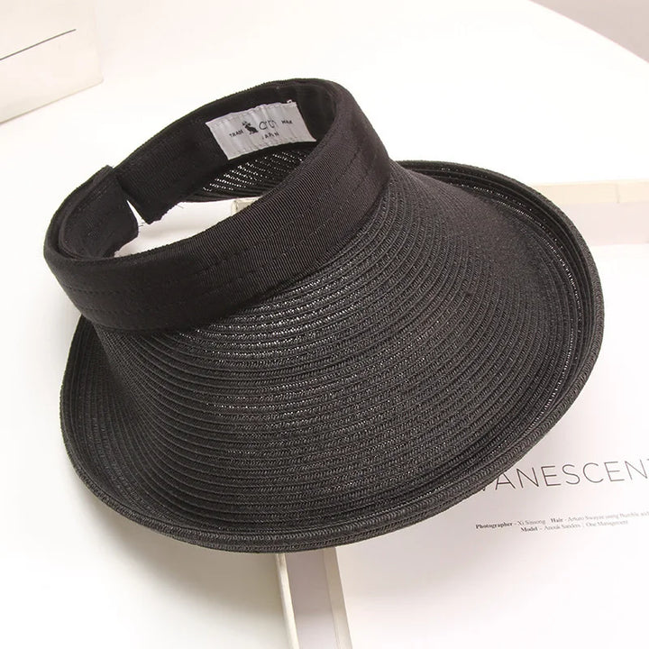 Chapeau Japonais à Visière Ajustable Noir