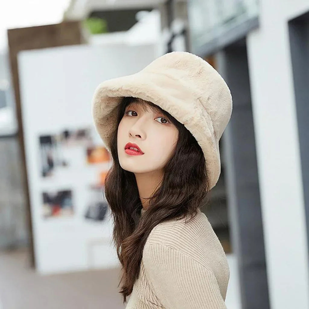 Chapeau Japonais d’Hiver Beige