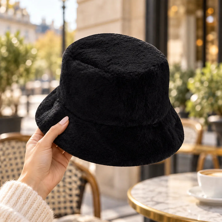 Chapeau Japonais d’Hiver Noir