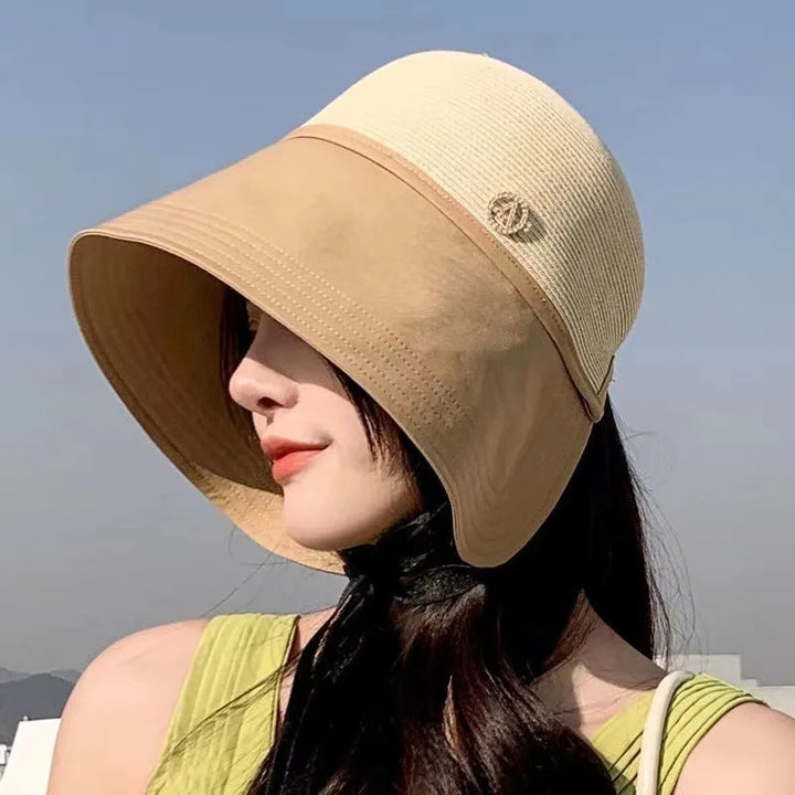 Chapeau d'été japonais en paille Unique
