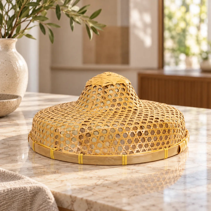 Chapeau en bambou imperméable japonais Unique