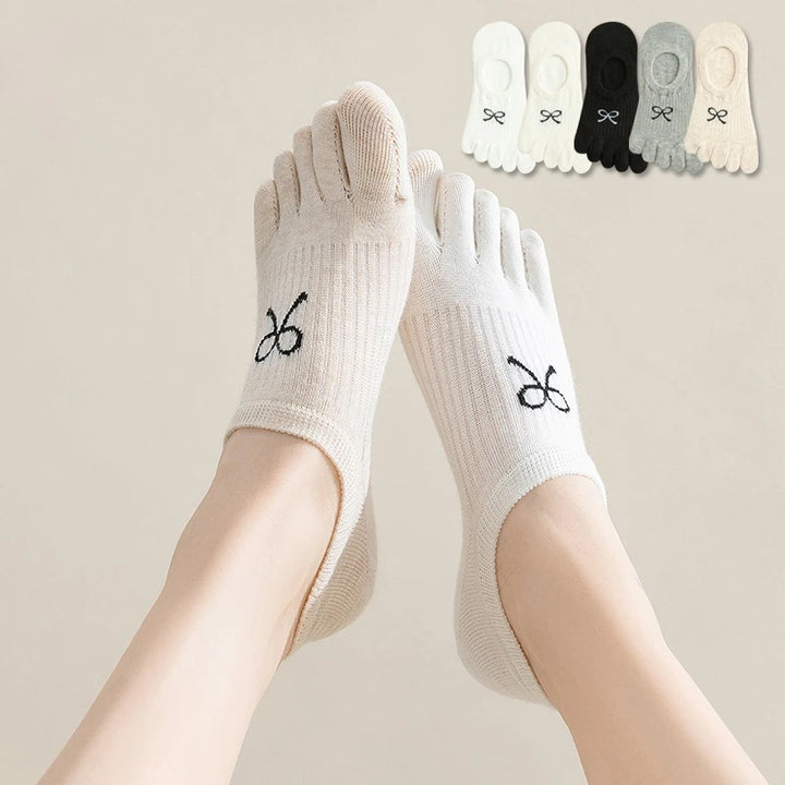 Chaussettes Basses Japonaises Motif Nœud Chic