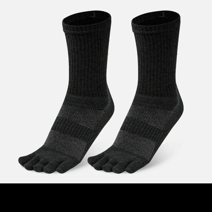 Chaussettes Japonaises 5 Doigts Confortables Noir