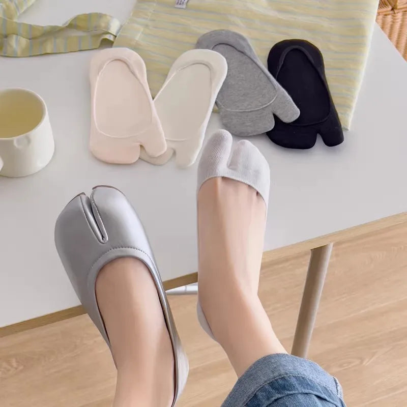 Chaussettes Japonaises Basses Unies