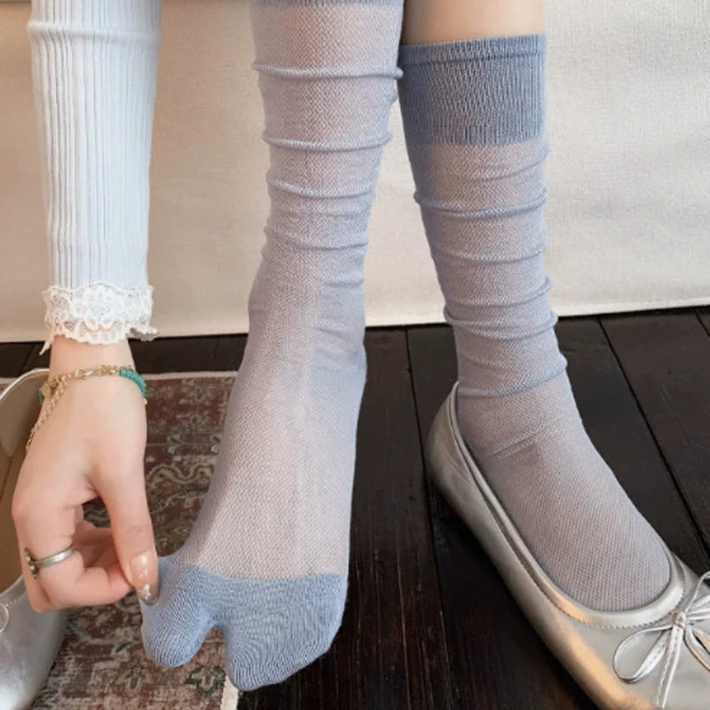Chaussettes Japonaises à Bout Fendu