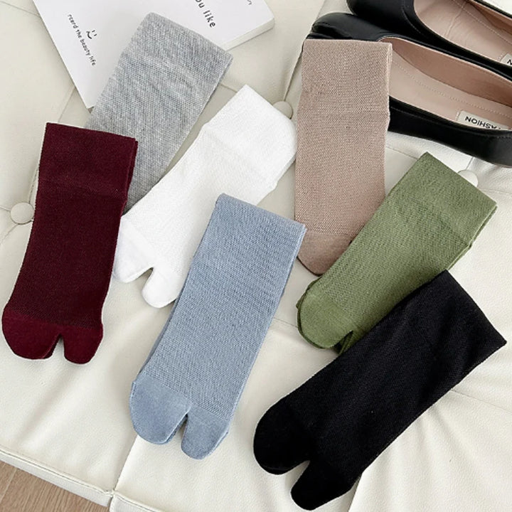 Chaussettes Japonaises à Bout Fendu Unique