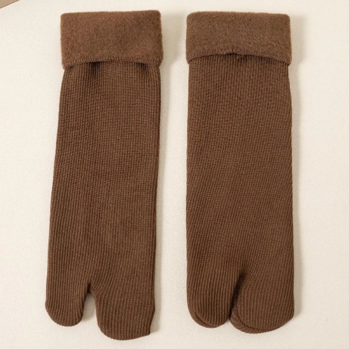 Chaussettes Japonaises Chaudes Deux Orteils moelleux