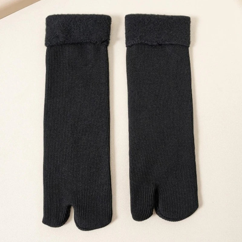 Chaussettes Japonaises Chaudes Deux Orteils tendre