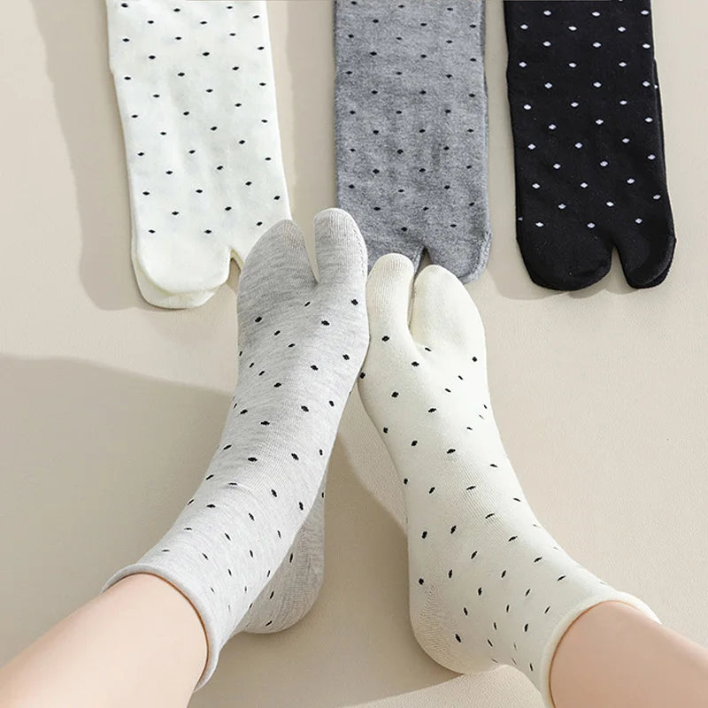 Chaussettes Japonaises à Pois