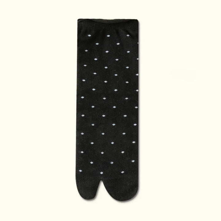 Chaussettes Japonaises à Pois Noir
